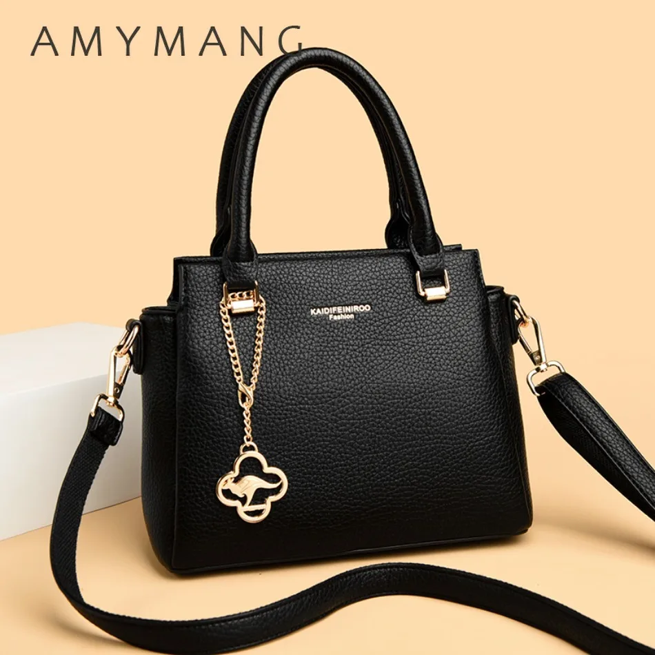 

Luxury Designer Women 3 Layers Shoulder Crossbody Bags Ladies High-quality Pu Leather Handbags Casual Messenger Tote Sac A Main
