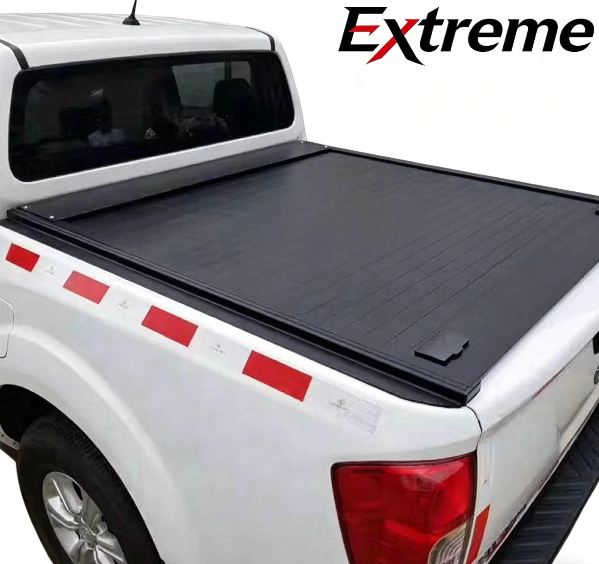 YIQI Hard Tri-Fold Tonneau Cover for Pickup Truck-Roll-Up Retractable Black 3-Month Warranty