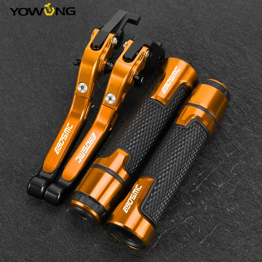 

2024 Motorcycle Brake Clutch Levers Handbrake Handlebar Grip Handle Hand Grips For 690 Duke SMC SMC-R Enduro R 690SMC 2015-2023