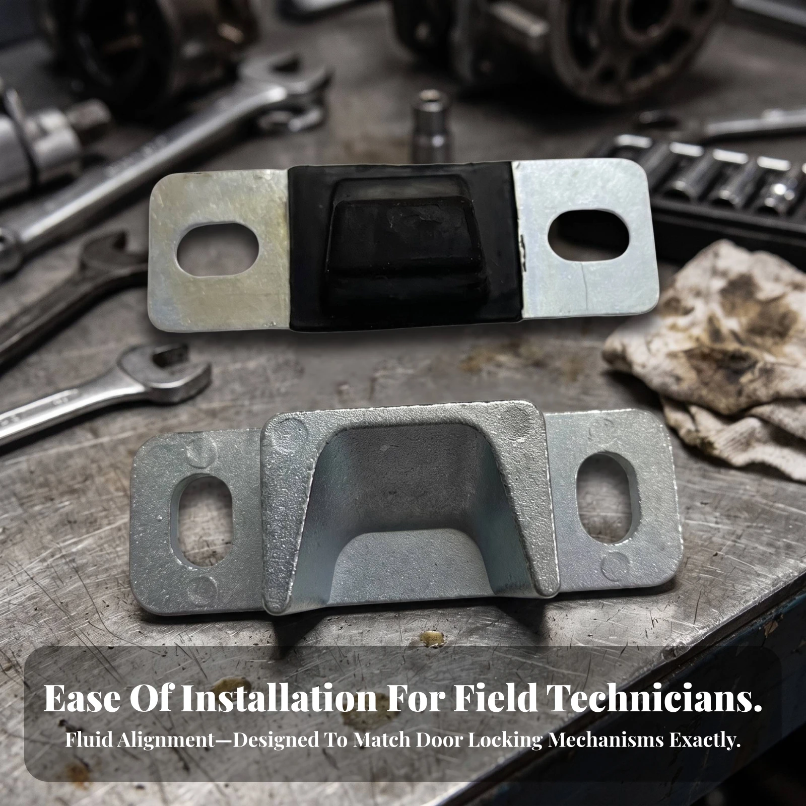 Excavator Side Door Guide Blocks Wear-Resistant Excavator Door Limit Blocks for Machinery Mechanics, Construction Sites