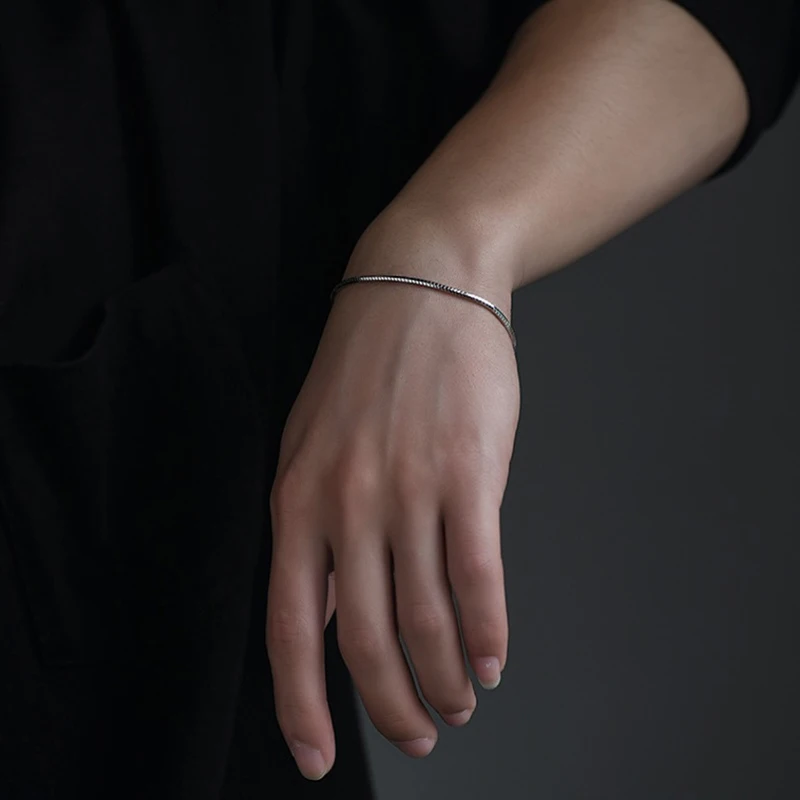 زوجين سوار الإناث زوجين الأفعى العظام سوار المتخصصة بسيطة هدية عيد الحب لصديقها صديقة سلسلة #6