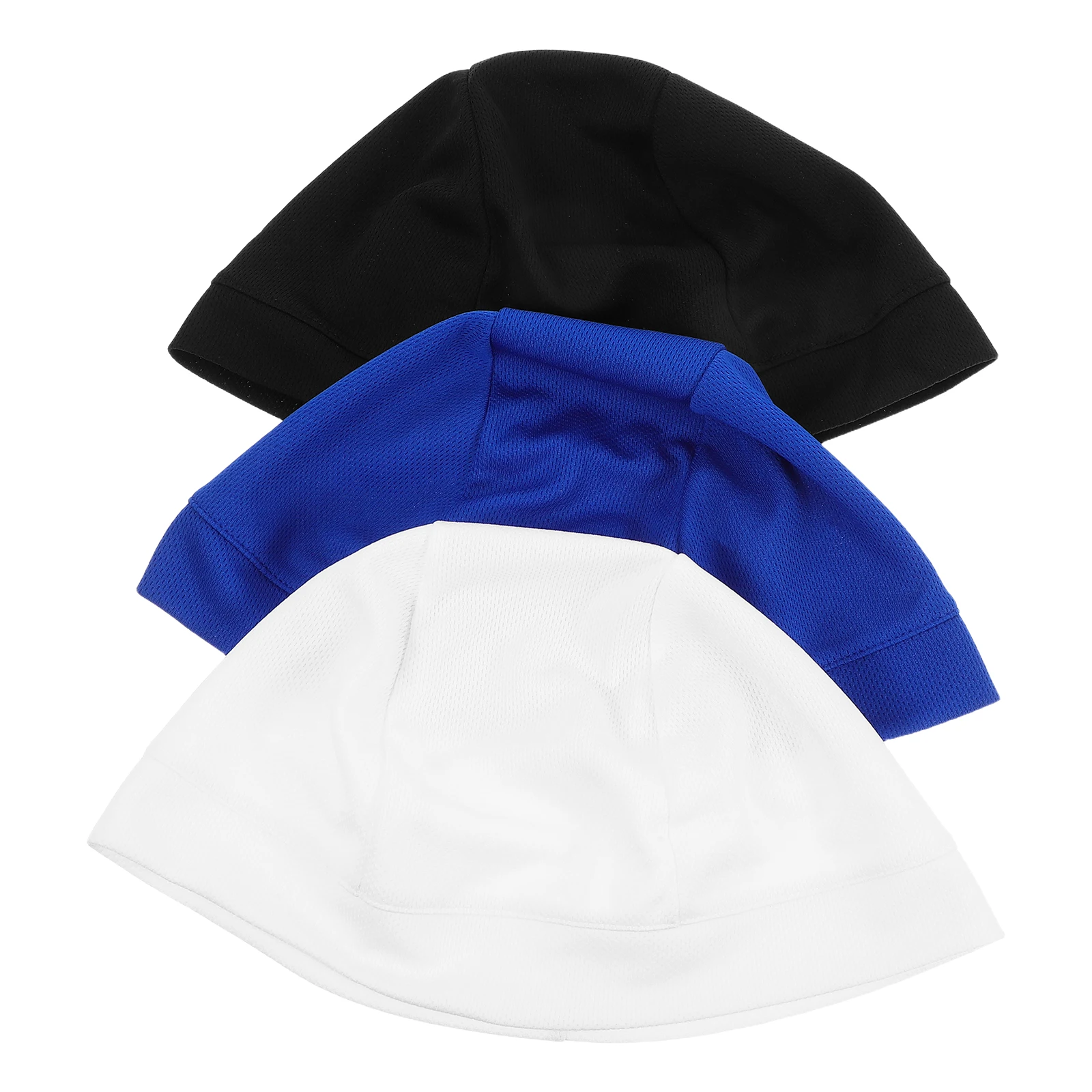 

3pcs Quick Dry Cycling Liner Cap Sun Protection Breathable Inner Comfortable For Bike Motorcycle Winter Sports