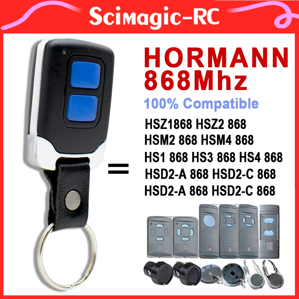 New Style Garage Remote Control for HORMANN HSM4 HS4 HSM2 HSE2 HSE4 HSZ1 HSZ2 HS1 HS2 HSP4 HSP4-C HSD2-A HSD2-C 868Transmitter