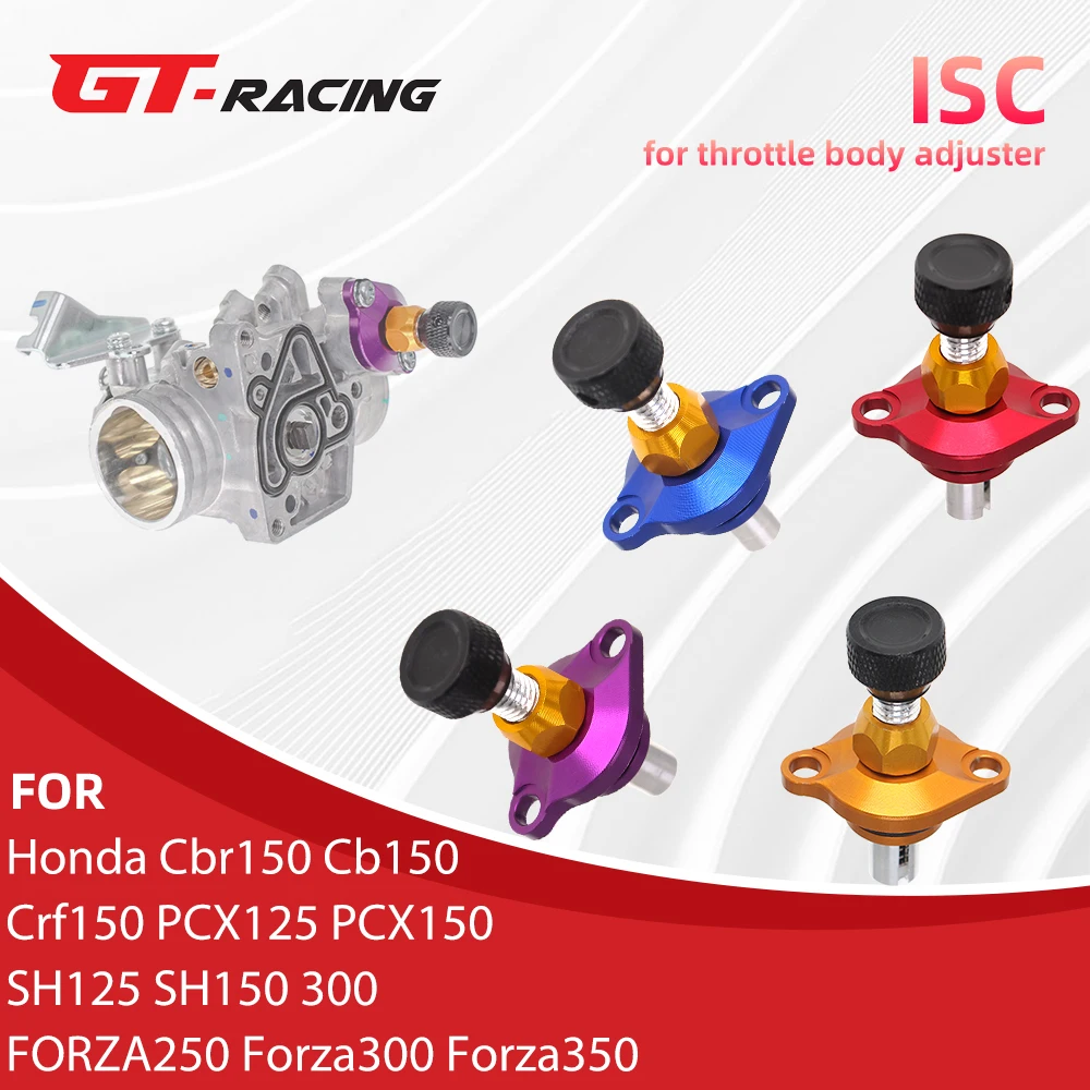 

GT RACING Idle Air Control Valve Set For Honda Cbr150 Cb150 crf150 PCX125 PCX150 SH125 SH150 300 FORZA250 Forza300 Forza350