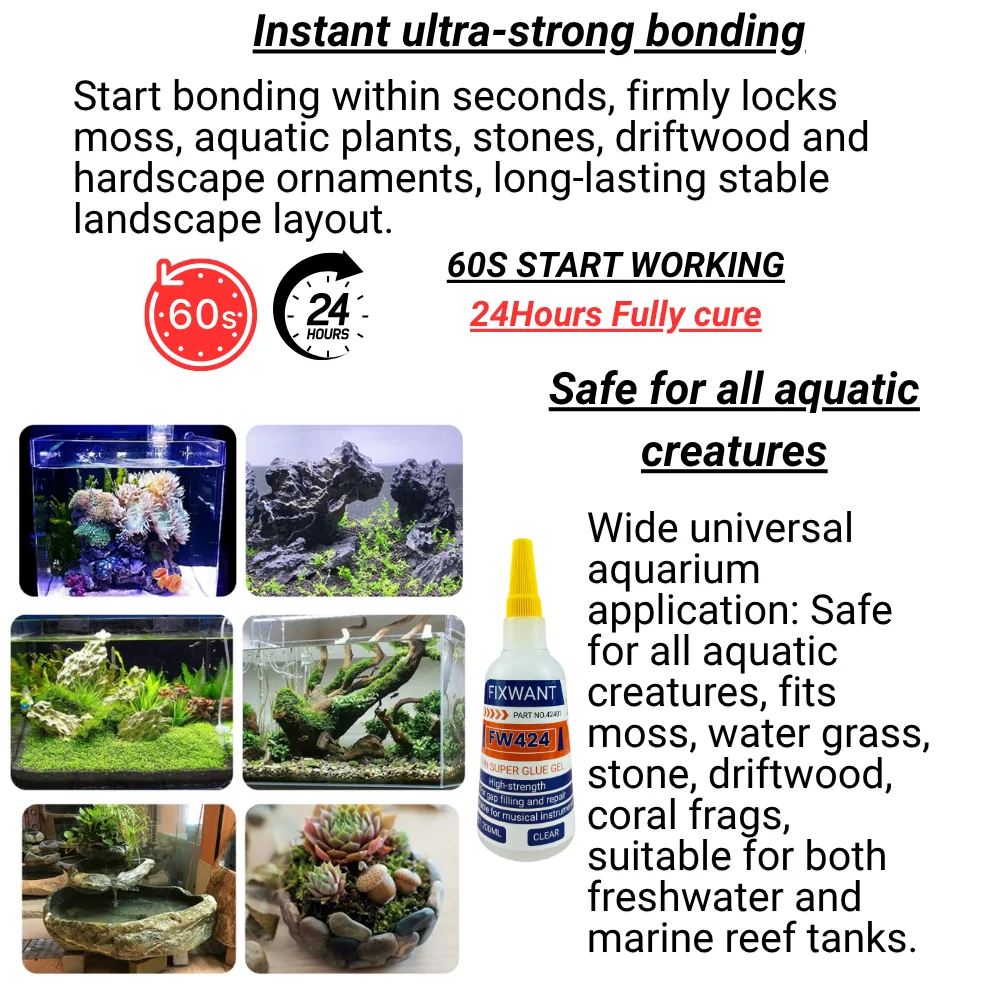 High Viscosity Thick Aquarium  - Planted Aquarium With Rocks recension och pris