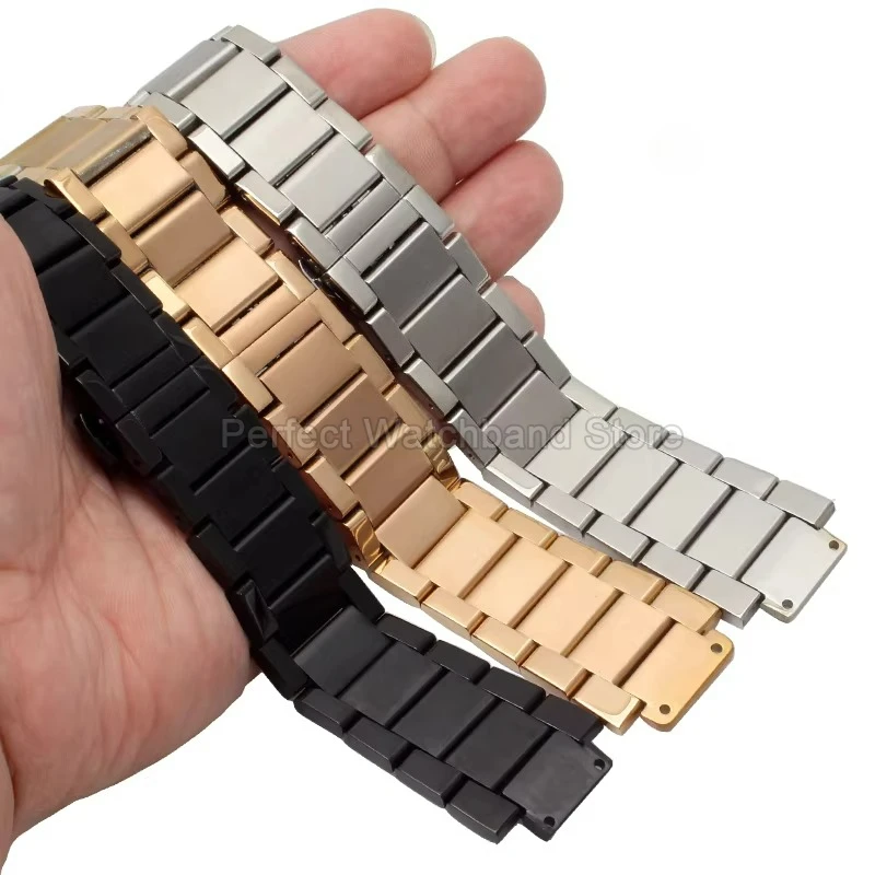 Watchband Delicate Selected Stainless Steel Material for Hublot Yubo Big Bang Classic Fusion 19x27mm Sweatproof Water-resistant
