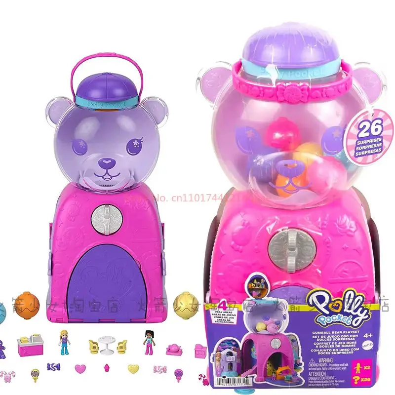 Polly Pocket 30th Anniversary Remake - Magnetic Birthday Cake Unicorn Toy For Girls Collectible Acg Decoration For Birthday Gift view 5