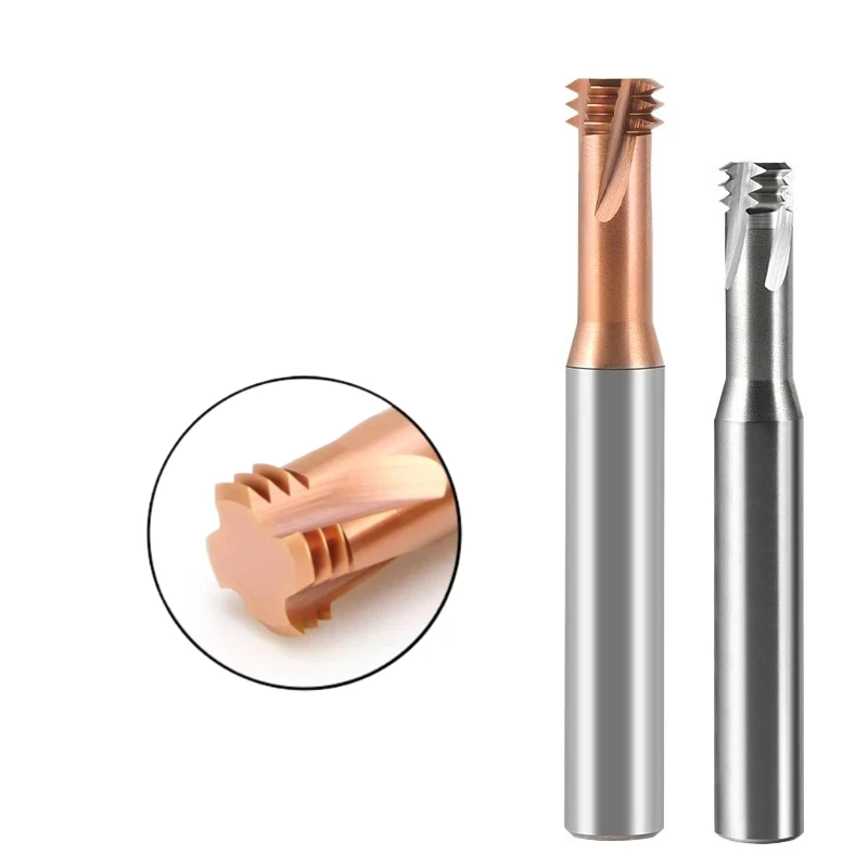 

Carbide thread M1-M30 UNC UNF ISO American system milling cutter Three teethThread milling cutter CNC Machining milling thread