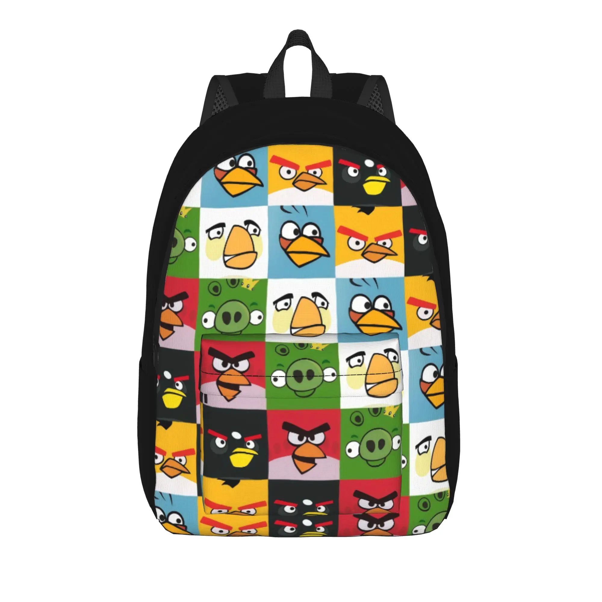 

Back to school season Fashion round cartoon bird Knapsack A-Angry Birds High School Students Book Pack Backpack