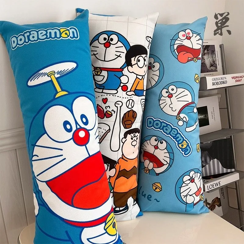 

Anime Doraemon Cartoon Pillow, Sleeping Cushion, Bedside Back Pillows, Leg-clamping Long Pillow, Office Lumbar Pillows 30x50cm