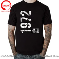 Birthday Tee Vintage Legends Are Born In 1972 T-Shirt Casual Camiseta Hombre Loose Cool Print Leisure Humor Made In 1972 T Shirt