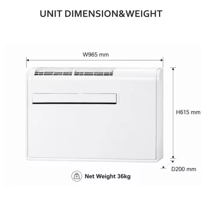 Monoblock Air Conditioner ECO-Friendly R290 8000btu Monoblock All in One Air Conditioner for European Market