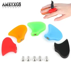 Archery Silicone Finger Guard Clip For Tradition Recurve Bow Hunting Shooting Bowstring Finger Protector Accessories