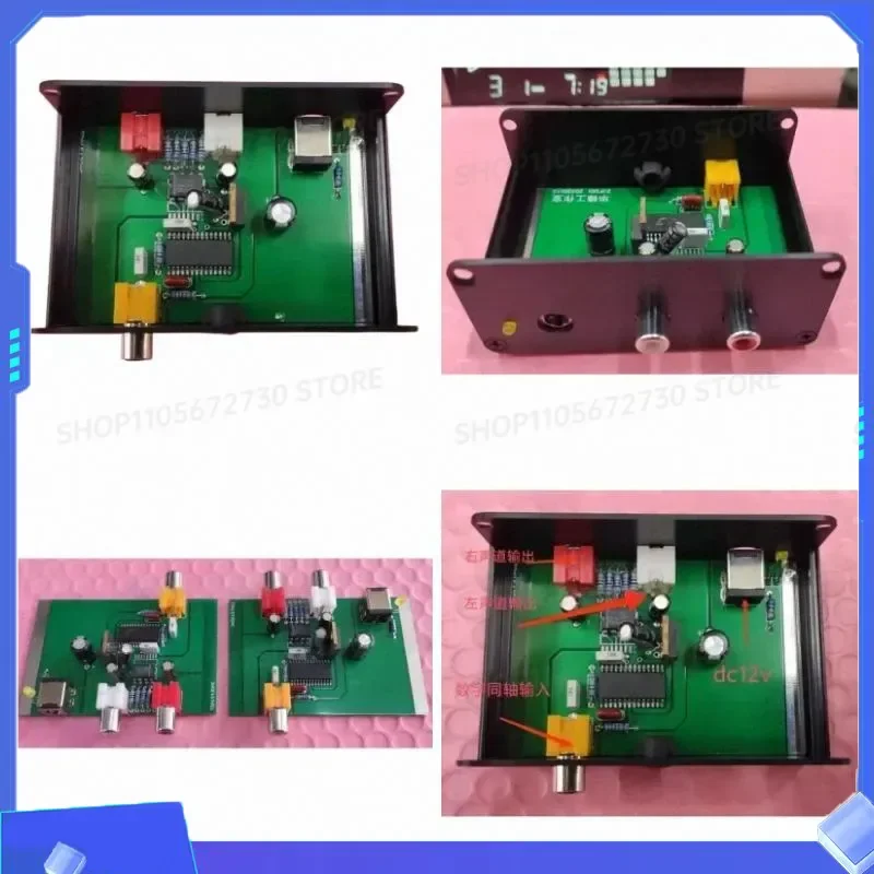 for TDA1543 Reference DAC Decoder Finished Audio Player for 47Labs HiFi Stereo Digital Audio Decoding Machine