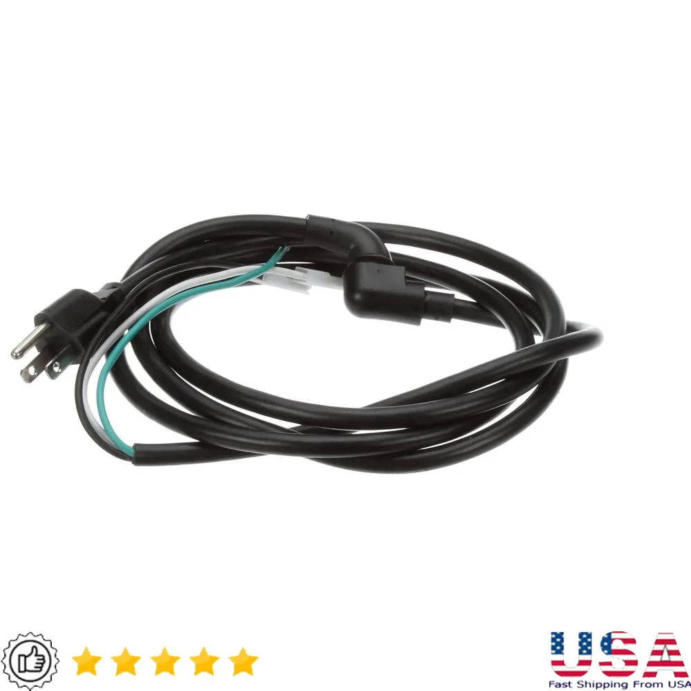 

2P T US Power Cord Male-Female Connector Type B Robot Coupe Food Equipment Replacement Cable