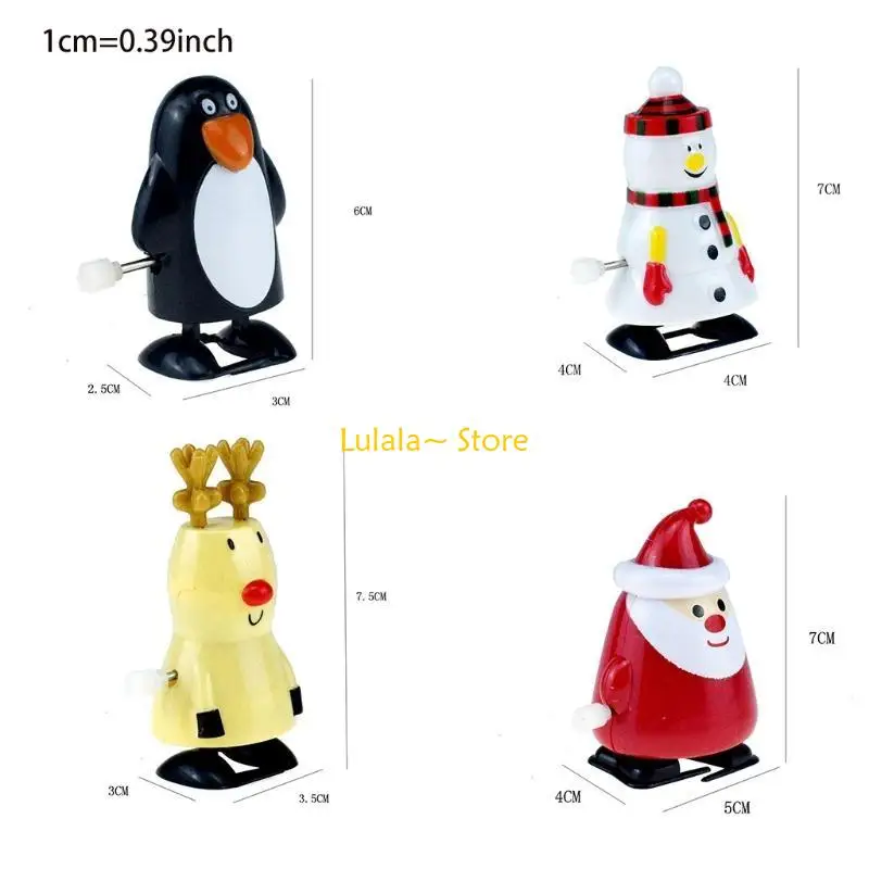 Y4QA 7 سنتيمتر/3in الجدة الكمامة لف لعبة مضحك هدية عيد الميلاد تشغيل الحيوان تمثال ل ث/الساعة قوة الطفل لعبة اللعب التعليمي