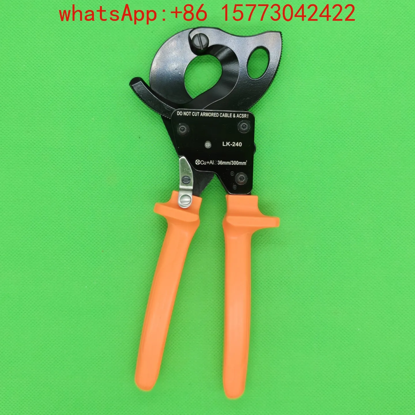 Huasheng tool ratchet type, wire and cable cutter LK-240