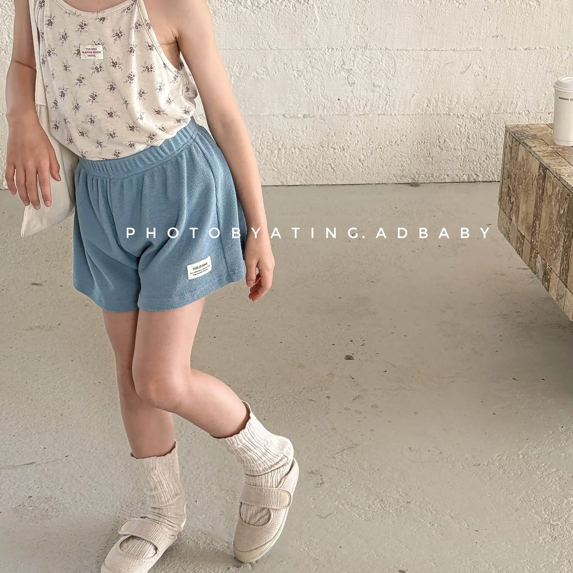 Summer Clothing Label - Etiketli Çocuk Şortları Çocuk Giyim Yazlık