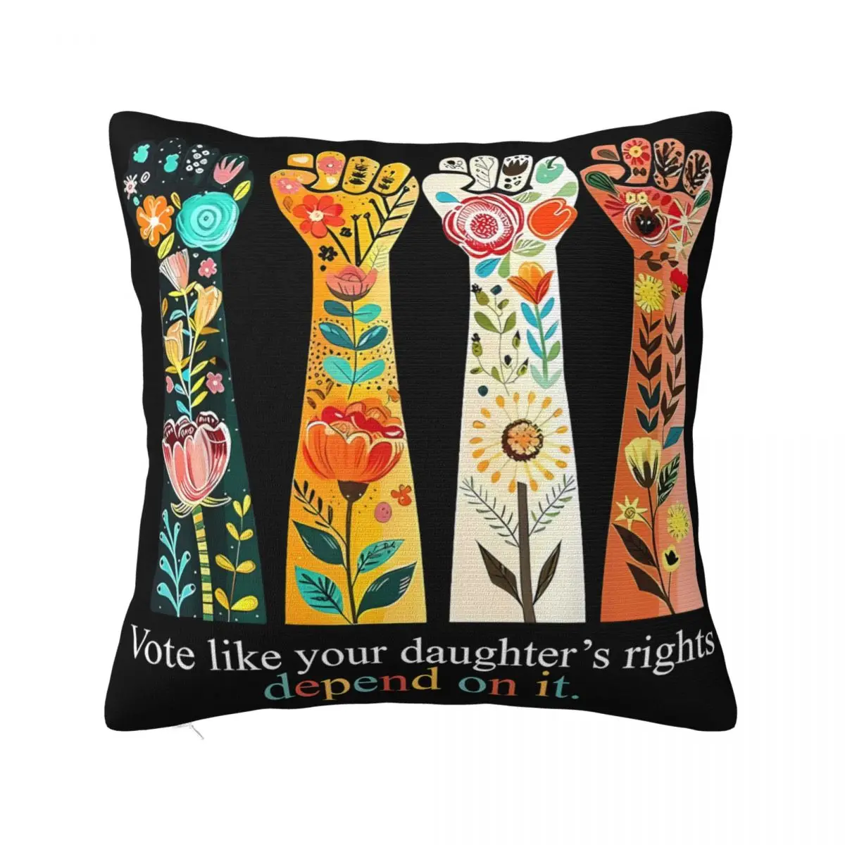 Vote Like Your Daughters Rights Home Sleeping Pillows 45X45 Cushions Cover Pillow Case Pillow Cover