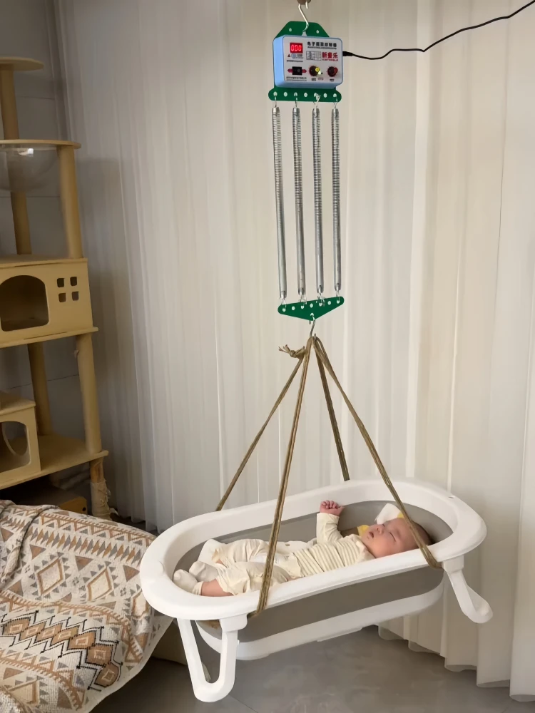 

[Best]Cradle controller Chaoshan baby electric cradle newborn sleeping basket indoor hammock sleep free hands