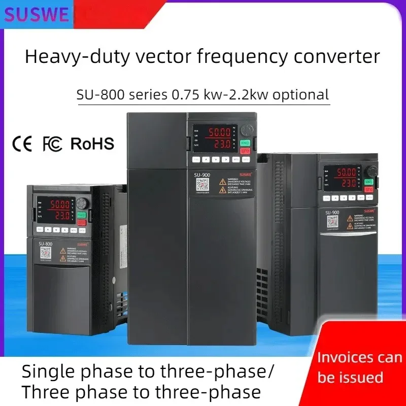 

220V 1.5KW 2.2KW Single Phase input and 3 Phase Output Frequency Converter / Adjustable Speed Drive / Frequency Inverter / VFD