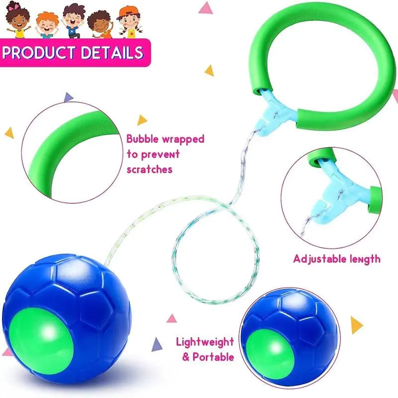 Bola de pular infantil colorida, bola de pular, brinquedos divertidos ao ar livre, bola de balanço, equilíbrio, brinquedo clássico de pular