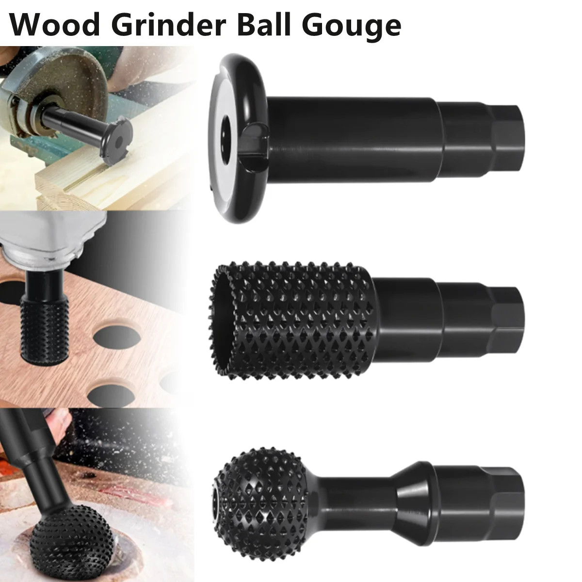 

Woodworking Carving and Polishing Set Tools 4 1/2 and 5 In Power Carving Attachment for Angle Grinder Wooden Groove Carving Tool