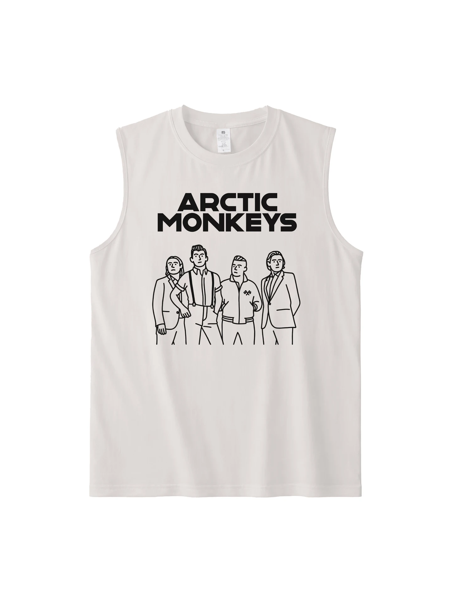 Arctic Monkeys Band American Casual Pure Cotton Rock Style Sleeveless Tank Top Youth Summer Fashion Printed Sweat Absorbent