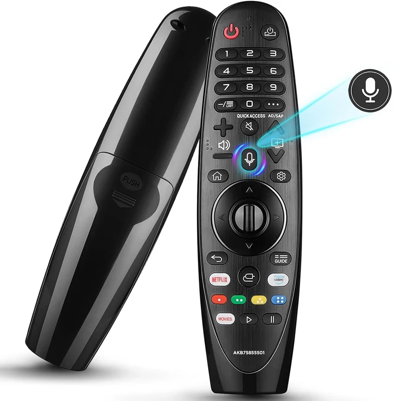 Replacement Remote Control Compatible with L Smart TV Voice Magic Remote with Voice Pointer Function for G TVs MR-20GA MR-19BA