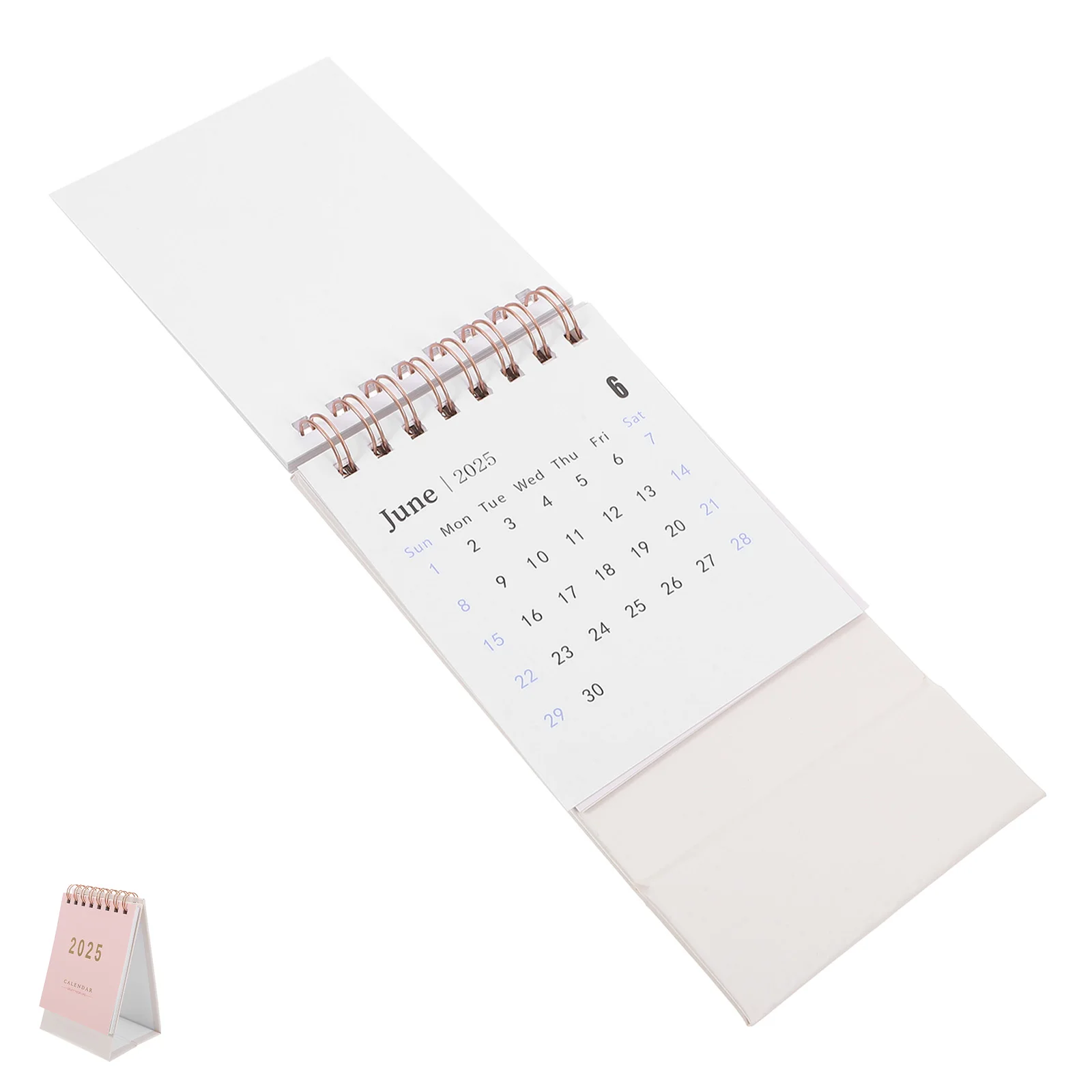 

Small Desk Calendar Aesthetic Standing Pocket Table Desktop Paper Calendars Mini