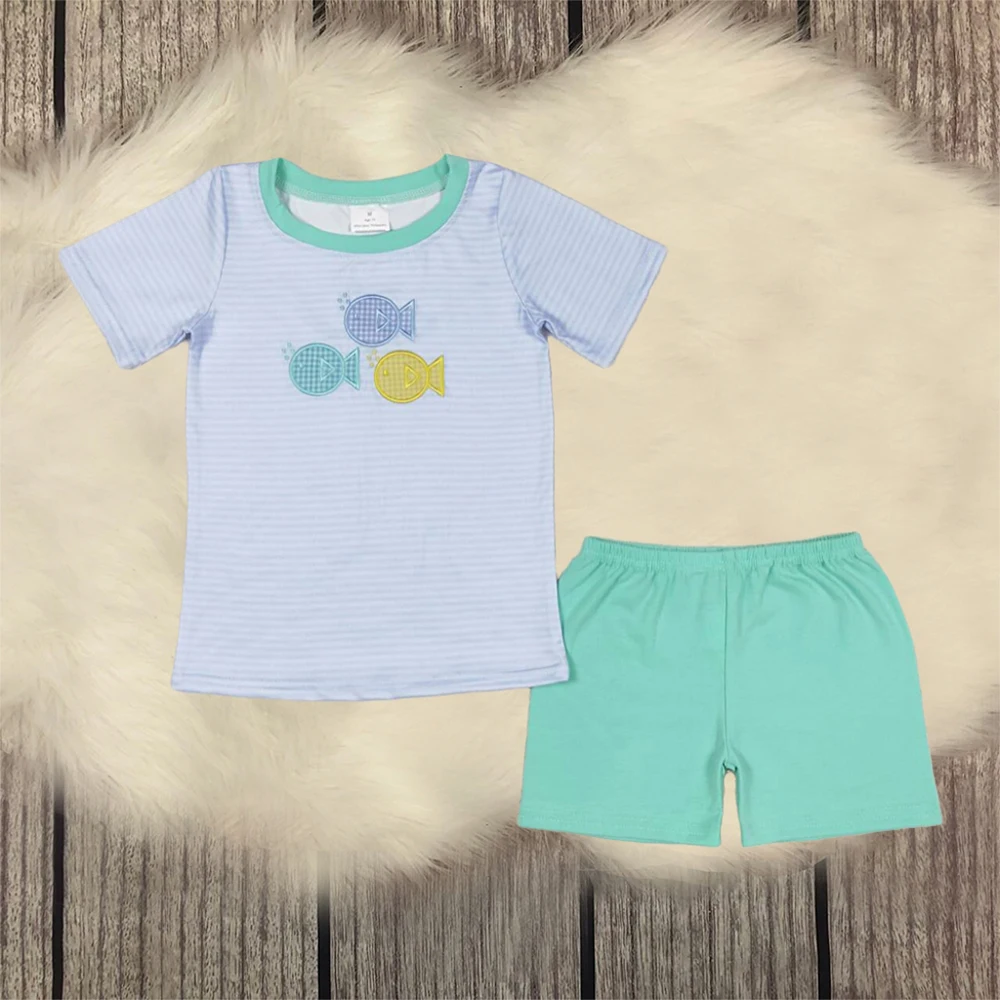 

Baby Boy Clothes Kids Sets Fashion Summer Infant Toddler Outdoor Striped Clothing Breathable Children's Boutique Outfits Suit