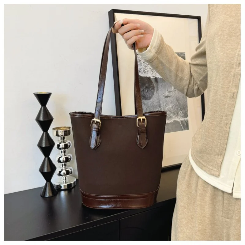 

Высококачественная женская сумка через плечо из кожи премиум-класса, повседневная, элегантная, винтажная, повседневная ​