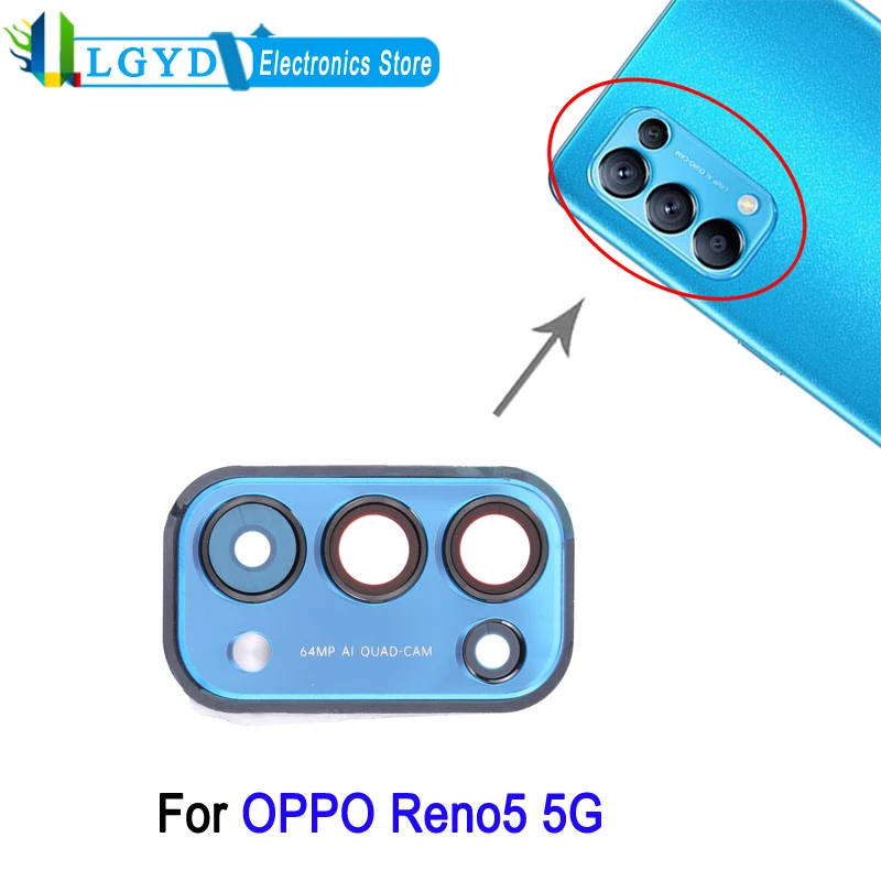 

Задняя крышка объектива камеры для OPPO Reno5 5G PEGM00, PEGT00, CPH2145