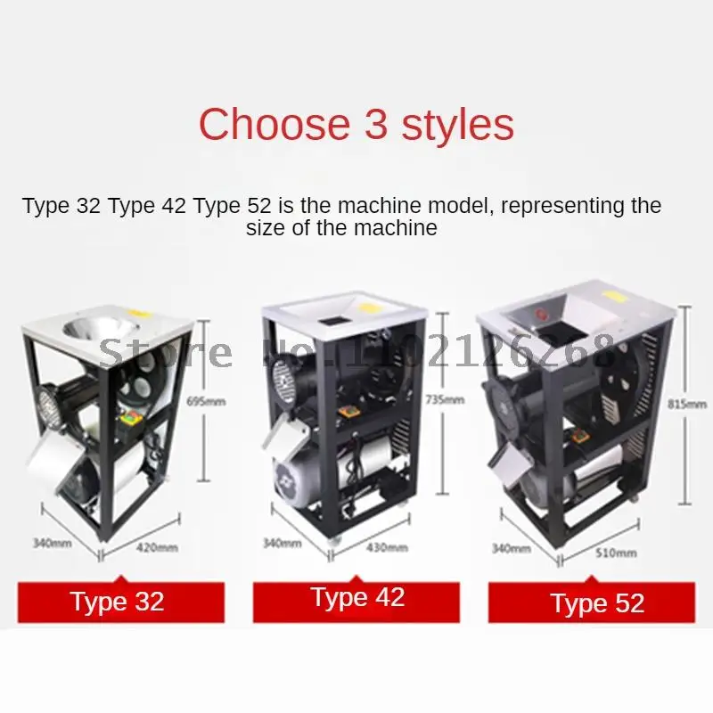 32/42/52 tritacarne elettrico commerciale Figh-power Chicken Rack Bone Grinder Fish Grinder Chili Sauce Machine