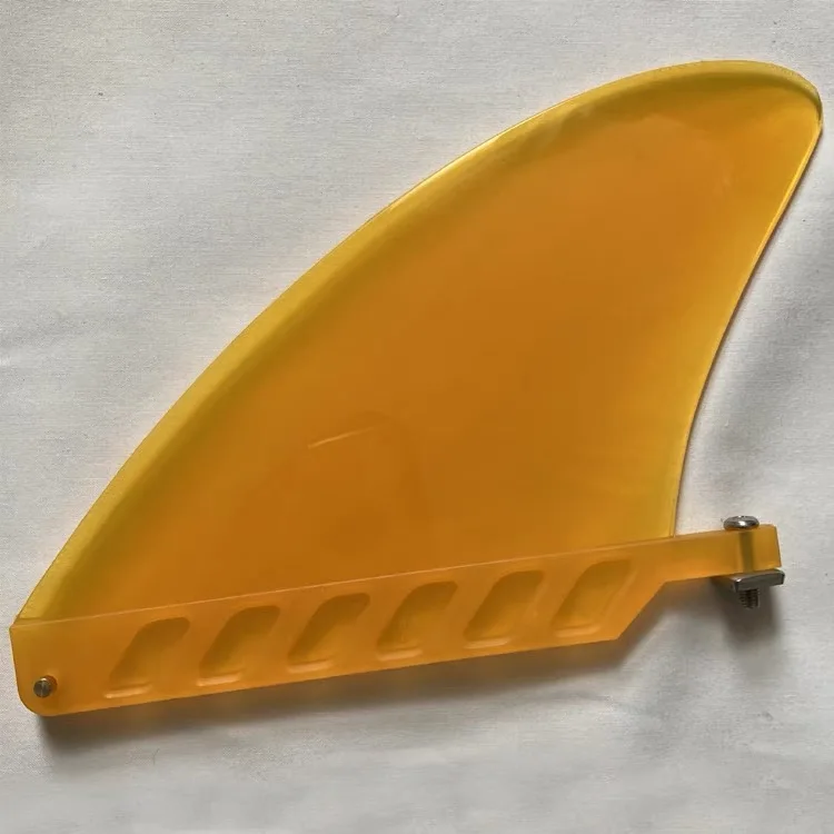 4,6 Zoll Soft Flex Center Fin mit Schraube White Water Fin für Air Sup Long Board Surfbrett aufblasbares Paddle Board – Detail 4