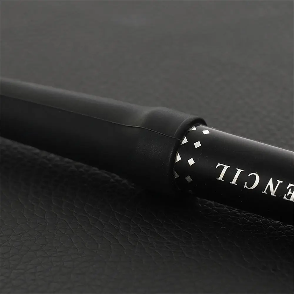 Pen Case Heavy Duty Retractable Pen Pull Holder Stainless Steel Key Ring Chain Pencils Anti Lost Rope Silicone Elastic Carpenter