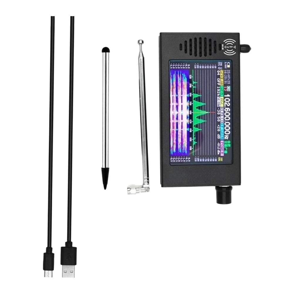 101 All Metal CNC Enclosure Radio for HF Shortwave Monitoring with 140x74x22mm Dimensions and Lightweight Design