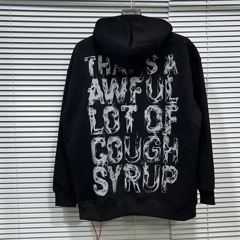 

THAT'S A AWFUL LOT OF COUGH SYRUP Hooded Sweatshirt High Quality Casual Loose Letter Logo Printed Hoodie