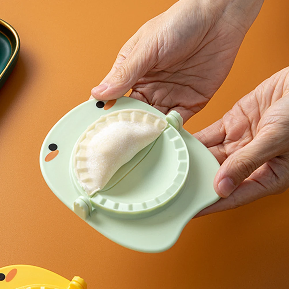 

Dumpling Maker Machine Press Empanada Wonton Kitchen Molds Pie Dimpling Tool 2in1 Easy Clean Sealed Dough Beautiful Appearance
