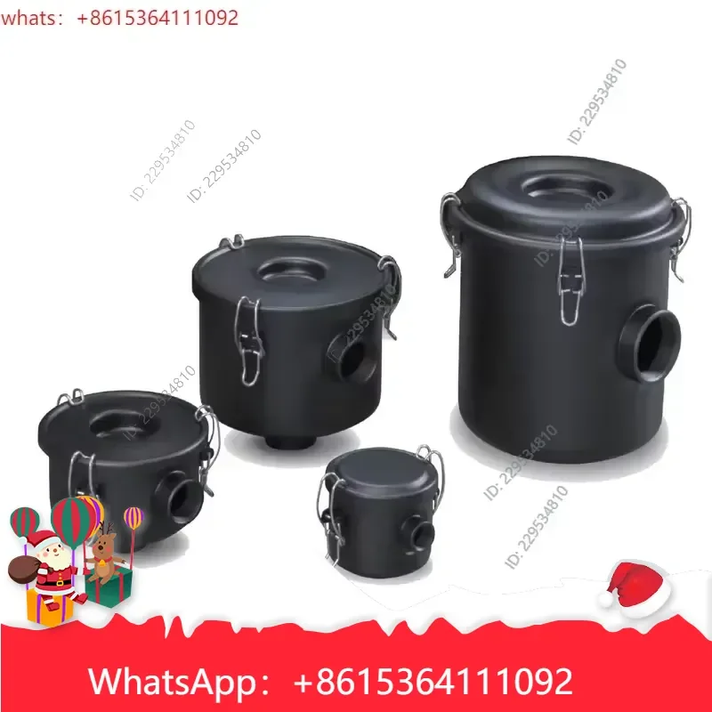 de alta calidad 1pc Vacuum Pump Intake Filter Housing for Ste Pipeline Dust Impurity Filter Repair Compatible For Model，1pc