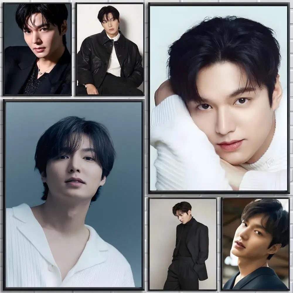 L-Lee Min Ho Poster poster Self-adhesive wall stickers, suitable for room decoration, high-quality printing.