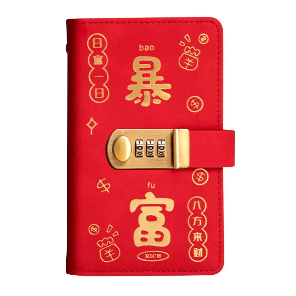 돈 절약 100개 봉투 저축 챌린지 PU 대용량 저축 챌린지 시트 비밀번호 잠금 장치 포함 하룻밤에 부자가 되기