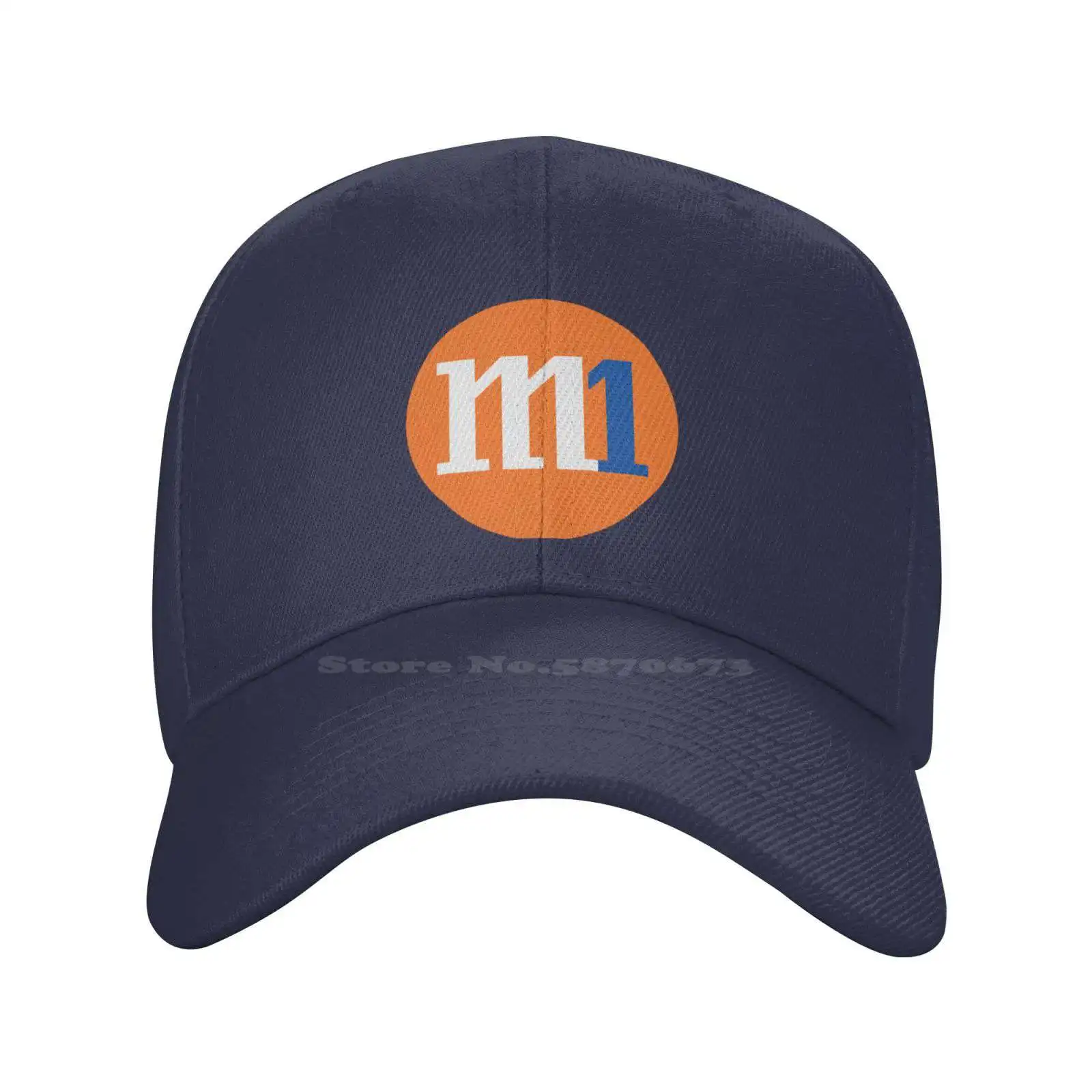 M1 (Singapore) Logo Fashion quality Denim cap Knitted hat Baseball cap