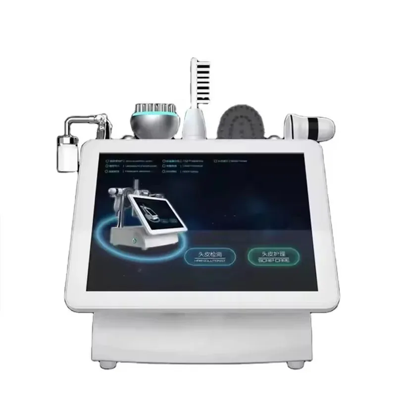 

2024 New Arrivals Multifunctional 15 inch 5 In 1 High Frequency Hair Scalp Massage Device For Hair Spa