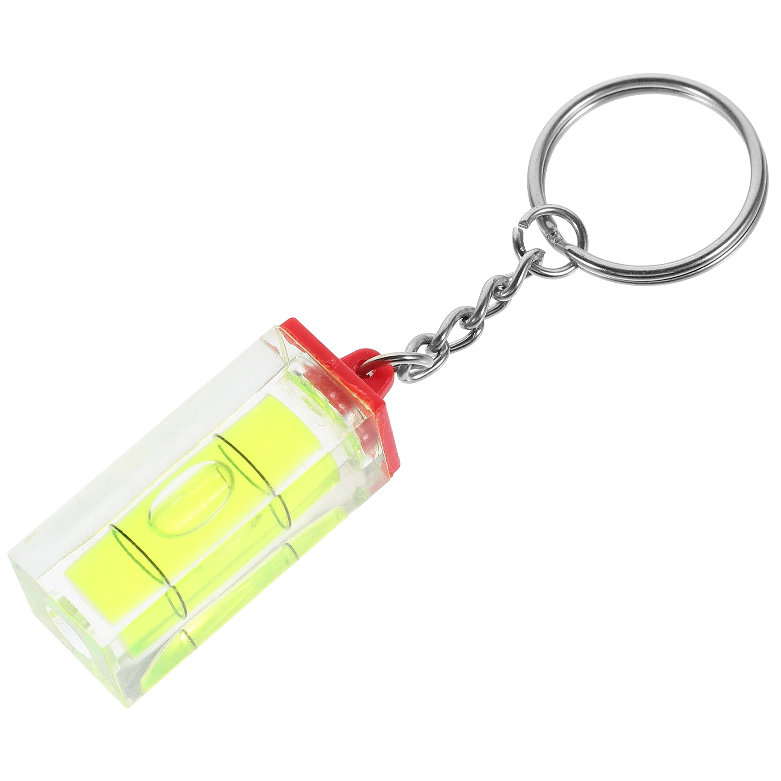 

Small Bubble Spirit Level Keychain for Car Keys Women Cute Camper Wallet Chains Lightweight Portable Measurement Tool Multi
