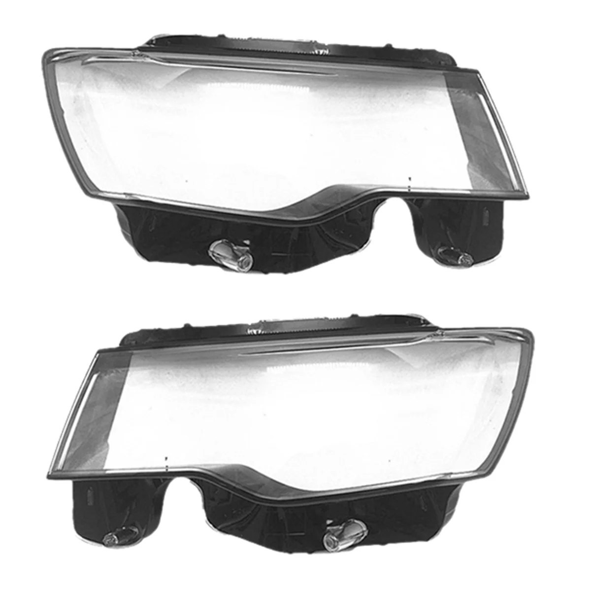 Car Left Right Side Headlight Lens Cover Transparent Head Light Lamp Shell for Jeep Grand Cherokee 2014-2019