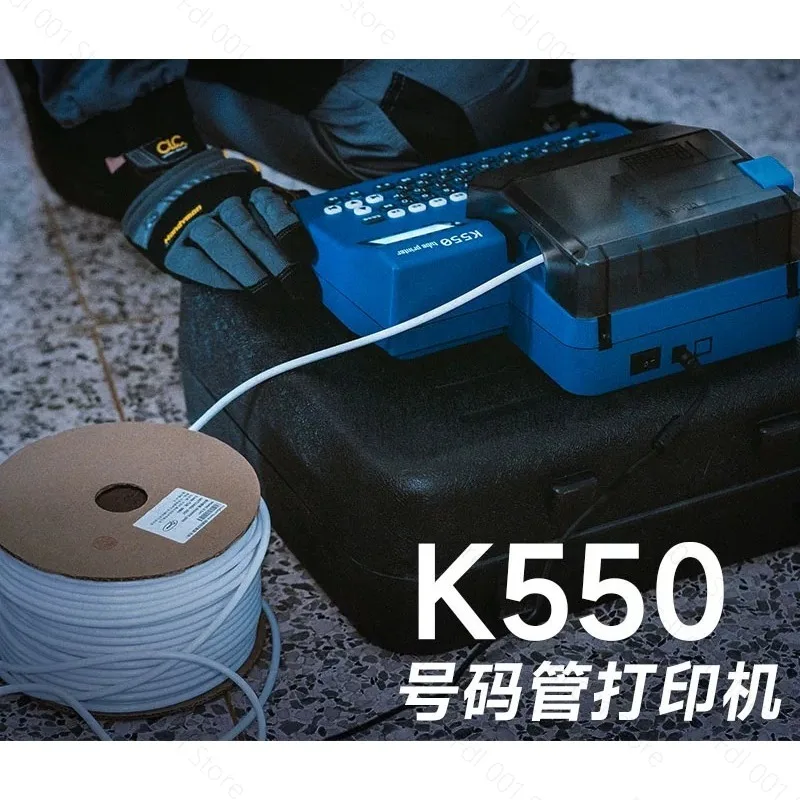 K550 number tube printer line number printer line label sleeve electronic coding machine