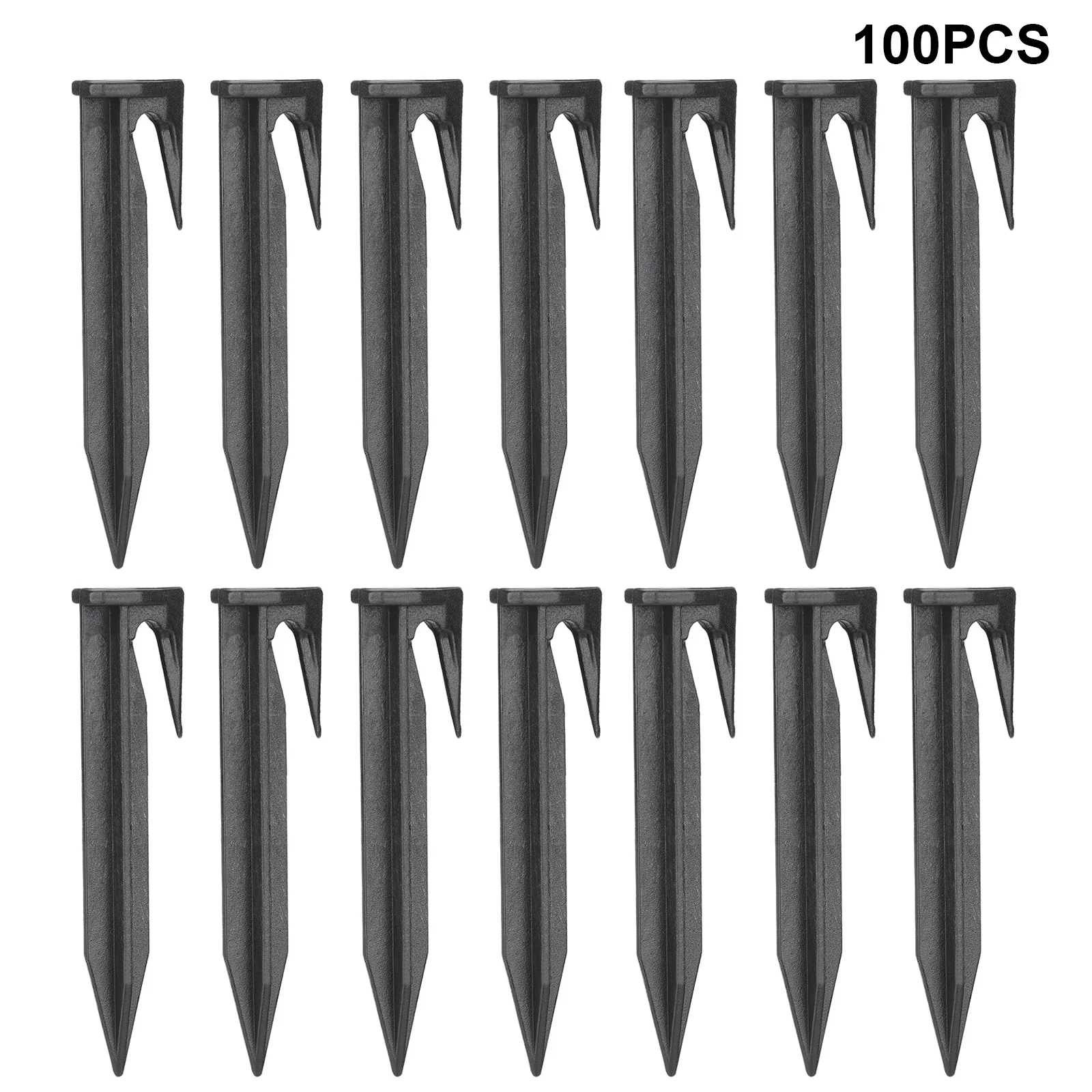 Pipe Hose Ground Pegs Wire Staples Holders C-type 100PCS 16mm 20mm Garden Water Lightweight Tubing Drip Irrigation Groud Stake