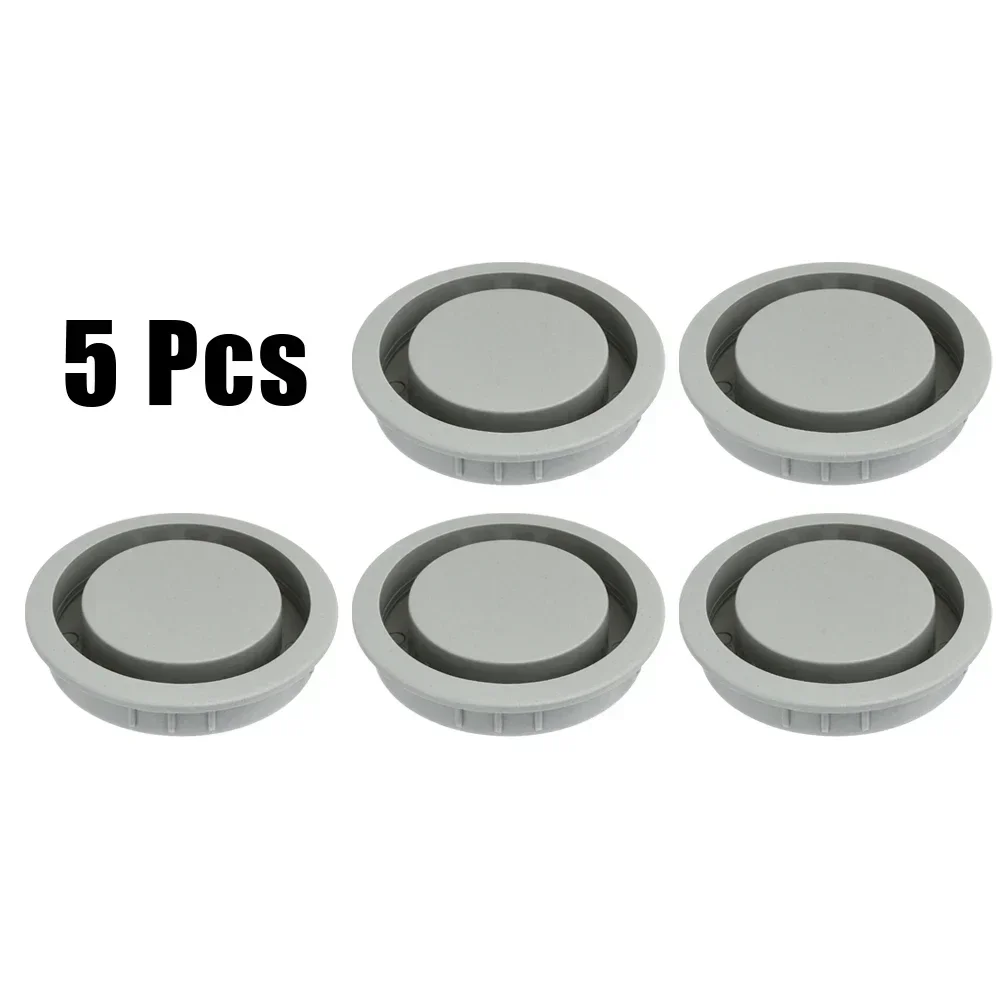 실용적인 ABS 플라스틱 환기구 장식, 환풍기 그릴 구멍 환기구 커버, 루버 캐비닛 환기구, 그레이, 블랙, 다크 브라운, 화이트, 50mm