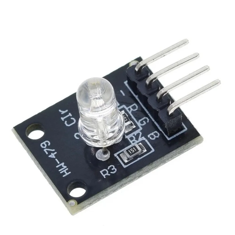RGB LED Module Full Color Tricolor Common Cathode/Anode PWM Brightness Control for Arduino